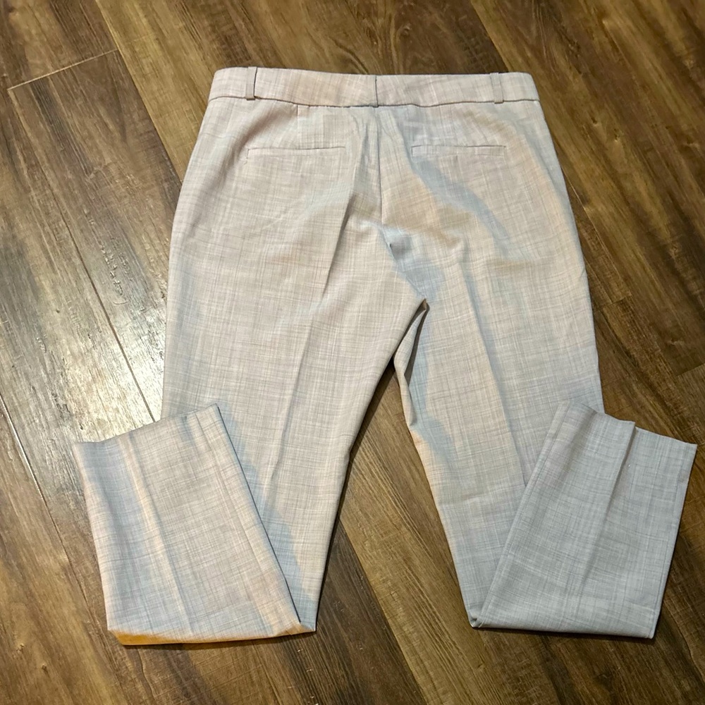 Women's Banana Republic Ryan Light Gray Mid-Rise Slacks Polyester Blend Size 6 - Picture 2 of 7